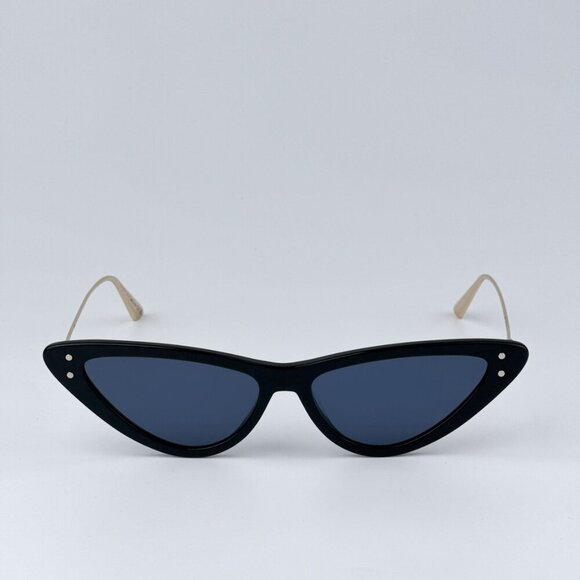 Dior MISSDIOR B4U CD40105U 01V 12B0 BRAND NEW Sunglasses Shiny Black Blue Unisex main image 5